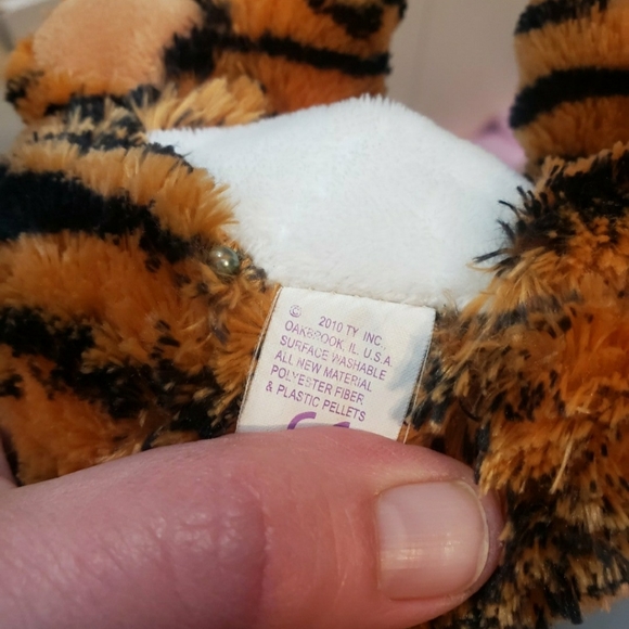 Ty Beanie Boos "Stripes" Tiger - Picture 4 of 4